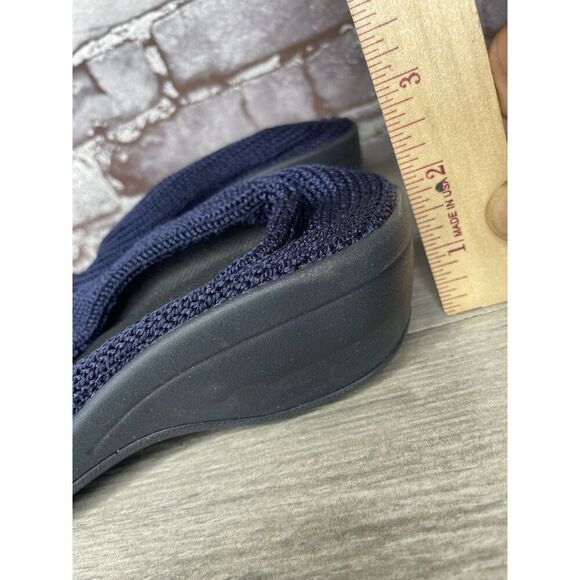 Arcopedico Shoes Mailu Blue Fabric Comfort Slip On Light Knit Women 39EU/8.5M US - Picture 10 of 16